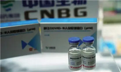  ?? Photograph: Tingshu Wang/Reuters ?? China has four Covid vaccines in the final phases of clinical trials.