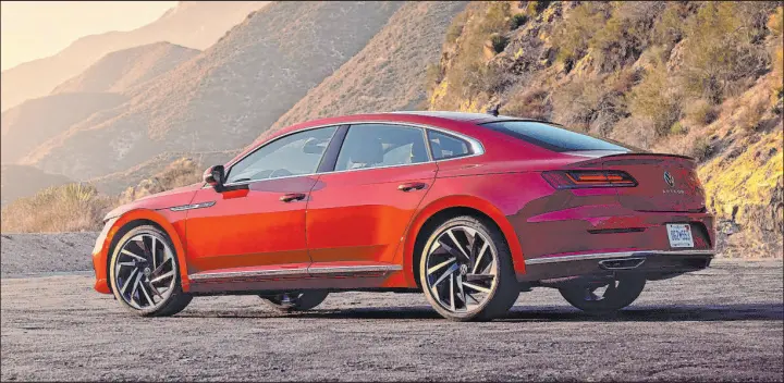  ?? Volkswagen ?? The 2021 Volkswagen Arteon is available in three trims: SE, SEL R-line and SEL Premium R-line.