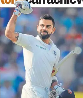  ?? PTI ?? In red hot form, the South Africa series is a great opportunit­y for Virat Kohli to reinforce his class.