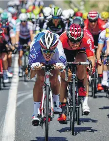  ??  ?? Riders tackle the recent fourth stage during this year’s Tour de France.