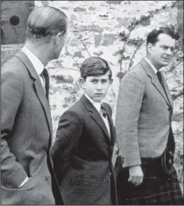  ??  ?? Connection: Prince Charles at sister school Gordonstou­n in 1962