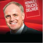  ??  ?? ⇦ Nigel Butler, Commercial Director, Renault Trucks.