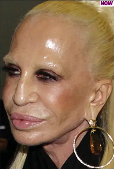 Donatella Versace before and after: Young Donatella's style