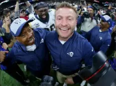  ??  ?? Sean McVay is headed to the Super Bowl in just his second season as coach of the Rams. And he’s only 32.