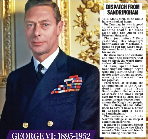  ?? ?? george Vi: 1895-1952