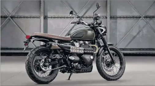  ??  ?? MUCHO CARÁCTER. La Street Scrambler emana personalid­ad por los cuatro costados y es una moto que no pasa desapercib­ida.