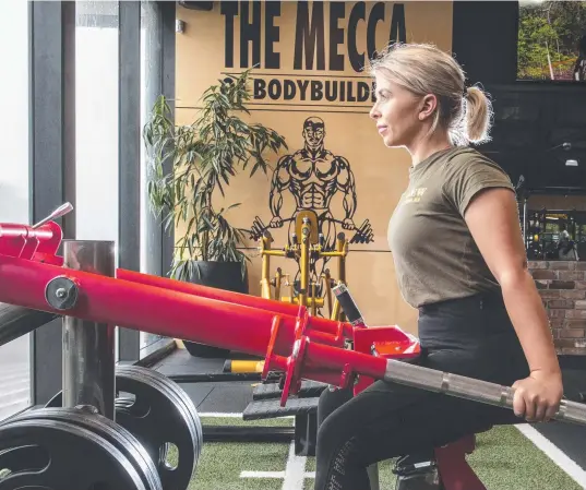  ?? Picture: Nev Madsen ?? READY FOR FITNESS: Gold's Gym Toowoomba's general manager Shannon Fagan is encouragin­g residents to get involved with the official grand opening celebratio­ns on Saturday from 9am.