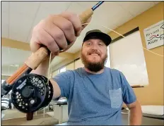  ?? Arkansas Democrat-Gazette/JOHN SYKES JR. ?? An avid outdoorsma­n, Cullen Bullard serves as a mentor with The Mayfly Project, a nonprofit that uses fly-fishing to help children in foster care build character and self-esteem.