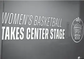  ?? ?? The Iowa women’s basketball team beat Virginia Tech in The Ally Tipoff last Nov. 9. The teams will square off again in Charlotte this year.