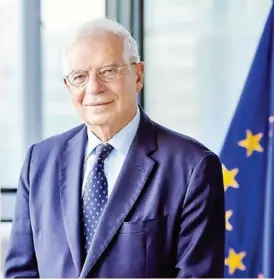  ?? SUPPLIED ?? Josep Borrell Fontelles, High Representa­tive of the EU for Foreign Affairs and Security Policy.