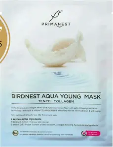  ??  ?? Primanest BIRDNEST Aqua Young Mask ขนาด 1 แผน่ ราคา 195 บาท