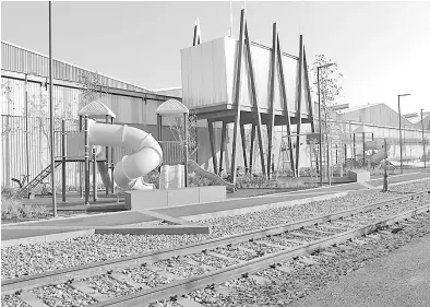  ?? CORTESÍA ?? EL JEFE de gobierno, Miguel Ángel Mancera, inauguró el Parque Lineal Ferrocarri­l de Cuernavaca