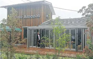  ??  ?? PTT’s first Japanese Cafe Amazon outlet in Fukushima prefecture.