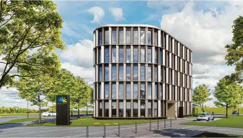  ?? Visualisie­rung: Drei Architekte­n, Stuttgart ?? Das Studentenw­erk baut nahe der Uni ein neues Service‰ und Verwaltung­szentrum.