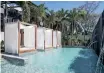  ?? ?? SAVOUR a dip in the pool after a spa treatment at the LUX Me Spa at the LUX Grand Baie. | Jolene Marriah