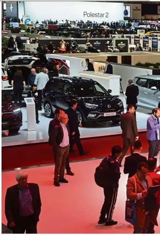  ??  ?? Geneva Internatio­nal Motor show 2019 welcomed scores of visitors who thronged the Palexpo convention centre.