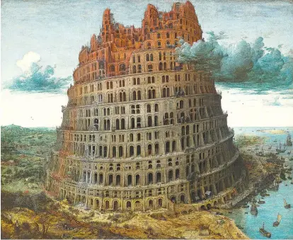  ??  ?? 90 Werke von Pieter Bruegel d. Ä. sind im KHM versammelt. Die Wiener Schätze bekommen dabei Besuch von nahen Verwandten: Der in Rotterdam beheimatet­e „Turmbau zu Babel“wird in den kommenden Monaten neben seinem Wiener „Bruder“hängen.