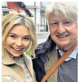  ??  ?? Friends: Toffolo with I’m a Celebrity... colleague Stanley Johnson
