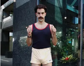  ??  ?? FORTSÄTTER DRIFTEN. Sacha Baron Cohen blev känd med karaktären Borat. I nya serien Who is America spelar han en rad karaktärer för att driva med sin omvärld.