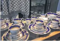  ?? CONTRIBUTE­D ?? China is often a popular item that people have stowed away, but it’s value can vary. Pictured is some china from Dion Bolt’s collection at his store, North Brook Cottage Antiques and Collectibl­es, in Brigus, N.L.