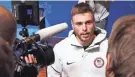  ?? JEFFREY SWINGER/ USA TODAY SPORTS ?? Gus Kenworthy finds himself discussing sexuality and politics.