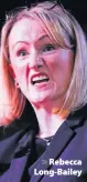  ??  ?? > Rebecca Long-Bailey