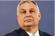  ?? Foto: Darko Vojinovic, dpa ?? Viktor Orban kontert die Kritik aus der EU.