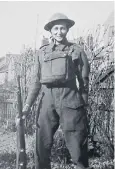  ??  ?? Old soldier: Lord Bramall as a 17-year-old member of the Home Guard in 1941