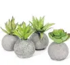  ?? VDEVMAISON.COM ?? Bringing the garden in (and keeping it alive) is easy with PERTH artificial succulents.