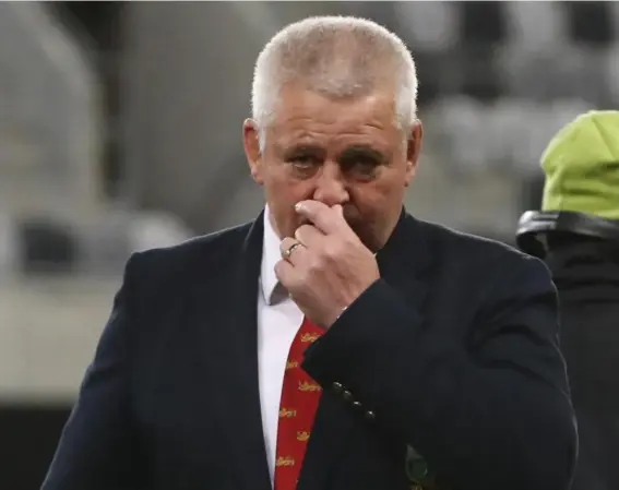  ??  ?? Warren Gatland wants to protect his Test match 23 (Getty)