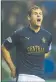  ??  ?? IN WITH A SHOUT: McCracken helped Falkirk earn a point against Hibernian