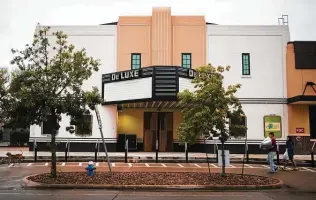  ?? Staff file photo ?? The DeLuxe Theater, located in Fifth Ward, was renovated in 2014.