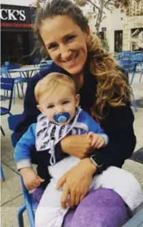  ?? FOTO RR ?? Victoria Azarenka met zoontje Leo.