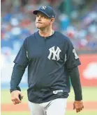  ?? RAYMOND CARLIN III/USA TODAY SPORTS ?? Yankees manager Aaron Boone is concerned about player safety resulting from the quick turnaround.