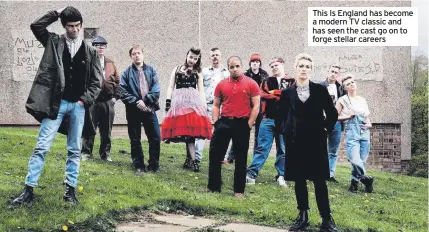  ?? ?? This Is England has become a modern TV classic and has seen the cast go on to forge stellar careers