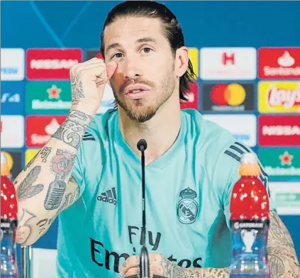  ?? FOTO: SIRVENT ?? Sergio Ramos, primer captián del Real Madrid