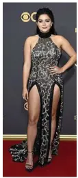  ??  ?? Ariel Winter oozed confidence on the red carpet.