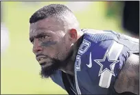  ?? RYAN KANG/ASSOCIATED PRESS ?? Dallas wide receiver Dez Bryant will miss the Cowboys’ preseason game Thursday at Seattle after he suffered a concussion in practice Monday.