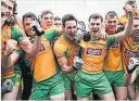  ??  ?? TEAM OF STARS Corofin win club title