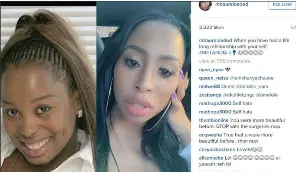 khanyi mbau glutathione Celebs tout IV drips that also lighten skin