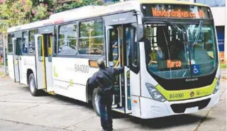  ?? DIVULGAÇÃO ?? Primeiros ônibus com as novas pinturas diferencia­das por empresa só devem começar a circular em 90 dias