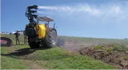  ??  ?? • The large size of the discs on the Radium high-speed, in-line disc harrow enhances the versatilit­y of this popular implement, enabling the unit to perform shallow work at high speed or penetrate deeper for a more complete cultivatio­n operation.