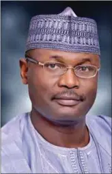  ?? ?? INEC Chairman, Prof. Mahmood Yakubu