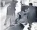  ??  ?? The suspects were caught on CCTV making off with the 16in shark in a pushchair