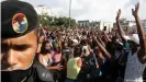  ??  ?? Protestas en La Habana, Cuba. (11.07.2021).