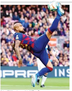  ?? GETTY IMAGES ?? Arturo Vidal, centrocamp­ista del Barcellona