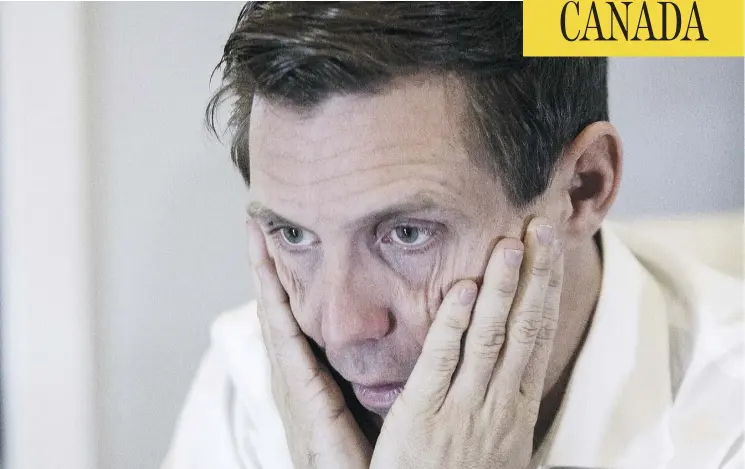  ?? CRAIG ROBERTSON/POSTMEDIA NEWS ?? In an exclusive interview, Patrick Brown tells Postmedia he is focused on clearing his name.