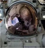  ?? ?? Right: Chris Cassidy completed ten spacewalks throughout his career