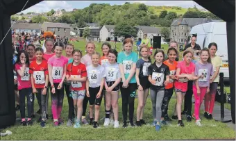  ?? Photograph: Kenny Craig. ?? Youngsters prepare for the start of one of the junior MOKRun races.