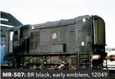  ??  ?? MR-507: BR black, early emblem, 12049